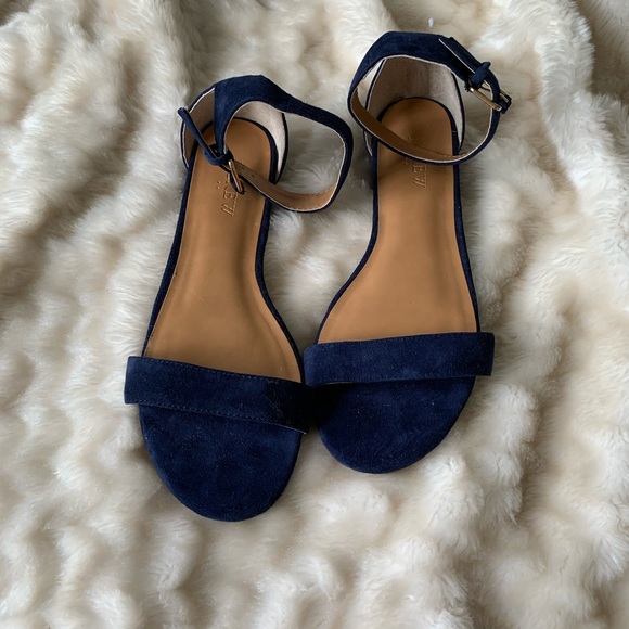J. Crew Shoes - j crew navy blue sandals G2390